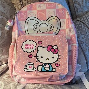 Hello Kitty Pink and White Kids Backpack